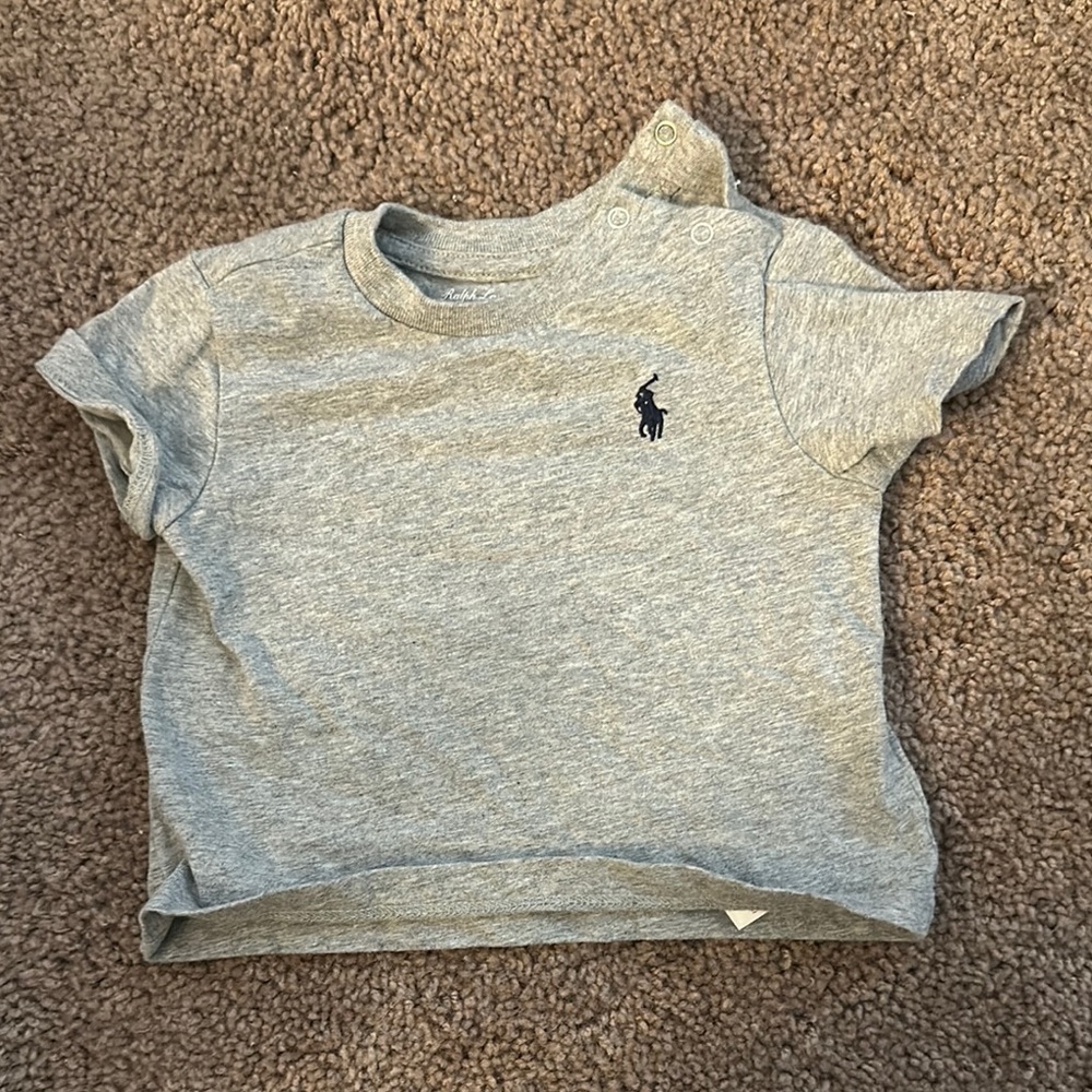 Polo by Ralph Lauren Gray Short Sleeve Tee